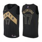 Toronto Raptors Jonas Valanciunas #17 Black City Edition Jersey