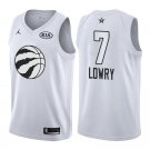 2018 All-Star Toronto Raptors Kyle Lowry #7 White Stitched Jersey