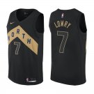 Toronto Raptors Kyle Lowry #7 Black City Edition Stitched Jersey