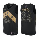 Toronto Raptors Norman Powell #24 Black City Edition Stitched Jersey