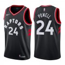 Toronto Raptors Norman Powell #24 Black Statement Stitched Jersey