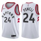 Toronto Raptors Norman Powell #24 White Stitched Jersey