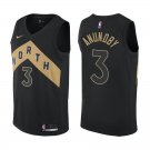 Toronto Raptors OG Anunoby #3 Black City Edition Stitched Jersey