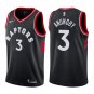 Toronto Raptors OG Anunoby #3 Black Statement Stitched Jersey