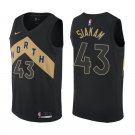 Toronto Raptors Pascal Siakam #43 Black City Edition Stitched Jersey
