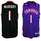 Tracy McGrady Raptors #1 Soul Purple & Black Stitched Jersey