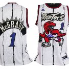 Tracy McGrady Raptors #1 Soul Stitched White Stitched Jersey