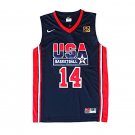 Charles Barkley 1992 USA Dream Team #14 Blue Stitched Jersey