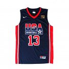 Chris Mullin 1992 USA Dream Team #13 Navy Blue Stitched Jersey