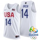 Draymond Green USA Team #14 Rio Olympics White Stitched Jersey