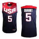 Kevin Durant 2014 FIBA World Cup USA Team #5 Blue Stitched Jersey