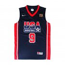 Michael Jordan 1992 USA Dream Team #9 Navy Blue Stitched Jersey