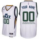 2017 Mens Utah Jazz Home White Custom Stitched Jersey