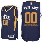 2017 Mens Utah Jazz Road Navy Custom Stitched Jersey