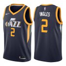 Utah Jazz Joe Ingles #2 Navy Icon Stitched Jersey