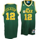 John Stockton Utah Jazz #12 Hardwood Classics Stitched Jersey