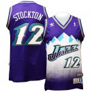 John Stockton Utah Jazz #12 Blue Mountains Stitched Jersey