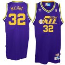 Karl Malone Jazz #32 HWC Soul Purple Stitched Jersey