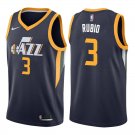 Utah Jazz Ricky Rubio #3 Navy Icon Stitched Jersey