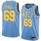 Los Angeles Lakers Rajon Rondo #69 Blue Classic Stitched Jersey