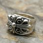 S925 silver jewelry ring,Chrome Hearts Keeper ring&iuml;&frac14;�Cross rock ring