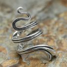 925 Sterling Silver punk cross snake ring, men's and women's couple rings，Chrome Hearts series