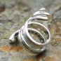925 Sterling Silver punk cross snake ring, men's and women's couple rings,Chrome Hearts series