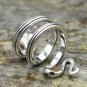 925 Sterling Silver punk cross snake ring, men's and women's couple rings,Chrome Hearts series