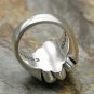 S925 Sterling Silver Chrome Hearts Crusader flower wide personality fashion ring