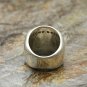 S925 Sterling Silver Chrome Hearts punk fashion ring, CLASSIC OVAL STAR ring.