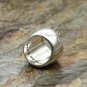 S925 Sterling Silver Chrome Hearts punk fashion ring, CLASSIC OVAL STAR ring.