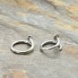 Chrome Hearts S925 Sterling Silver XBall CH ring, lovers Cross rock ring