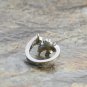 Chrome Hearts S925 Sterling Silver Cross flower ring lovers Cross rock ring Punk ring