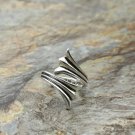Chrome Hearts S925 Sterling Silver Cross flower ring lovers rock ring Punk ring Handmade ring