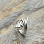 Chrome Hearts S925 Sterling Silver Cross flower ring lovers rock ring Punk ring Handmade ring