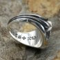 Chrome Hearts S925 Sterling Silver Retro creative cross army flower ring, , retro rock rings.