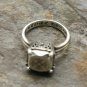 Chrome Hearts S925 Sterling Silver Butterfly diamond shape ring--Handmade ring