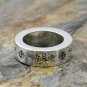 Chrome Hearts S925 Sterling Silver Domineering,FOTI skeleton Cross Ring--Handmade ring