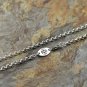 Chrome Hearts Necklace S925 Sterling Silver Pearl circle Vintage sweater chain 4 mm diameter