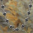 Chrome Hearts Necklace S925 Sterling Silver Anchor Flower Necklace Packet chain