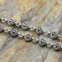 Chrome Hearts Necklace S925 Sterling Silver Anchor Flower Necklace Packet chain