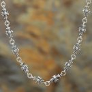 Chrome Hearts Necklace S925 Sterling Silver Personality punk, retro Cross Necklace