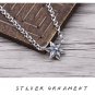 Chrome Hearts S925 Sterling Silver Fashion temperament six Star Star Necklace Chain