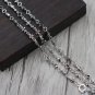 Chrome Hearts Necklace S925 Sterling Silver Cross Skull Necklace, rock Necklace