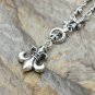 Chrome Hearts Necklace S925 Sterling Silver Cross fashion boat anchor pendant sweater chain