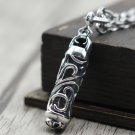 Chrome Hearts Pendant-S925 Sterling Silver Retro hollow carved rattan cross Bullet Pendant