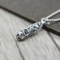 Chrome Hearts Pendant-S925 Sterling Silver Retro hollow carved rattan cross Bullet Pendant
