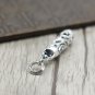 Chrome Hearts Pendant-S925 Sterling Silver Retro hollow carved rattan cross Bullet Pendant