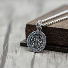 Chrome Hearts Pendant-S925 Sterling Silver Retro Saint sword badge pendant Angel Medal pendant