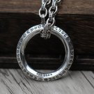 Chrome Hearts Pendant-S925 Sterling Silver Retro alphabet Necklace Pendant bag key chain jewelry